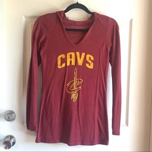 CLE CAVS Long Sleeve with Hood